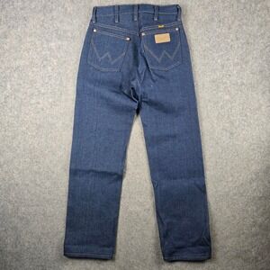 Wrangler 13MWZ Cowboy Cut Jeans Mens 29x30 Blue Denim Dark Wash Western Workwear